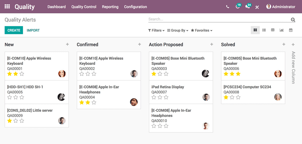 Odoo Manufacturing